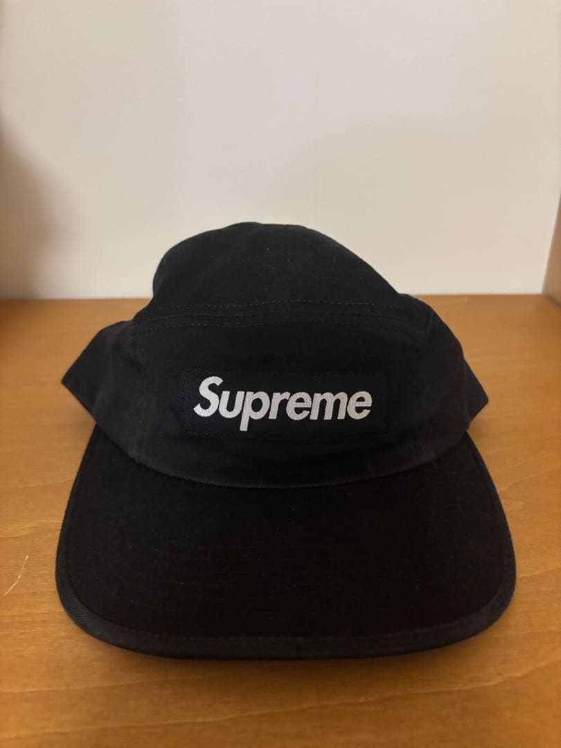 Supreme Washed Chino Twill Cap 黒