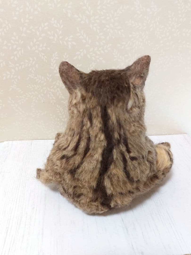 羊毛フェルト　猫　(キジトラ)