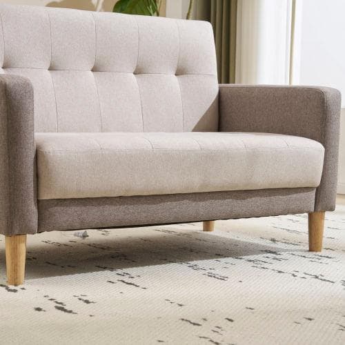 ソファー 二人がけソファー 2人掛け 幅105cm高さ12cmリビングソファ 肘