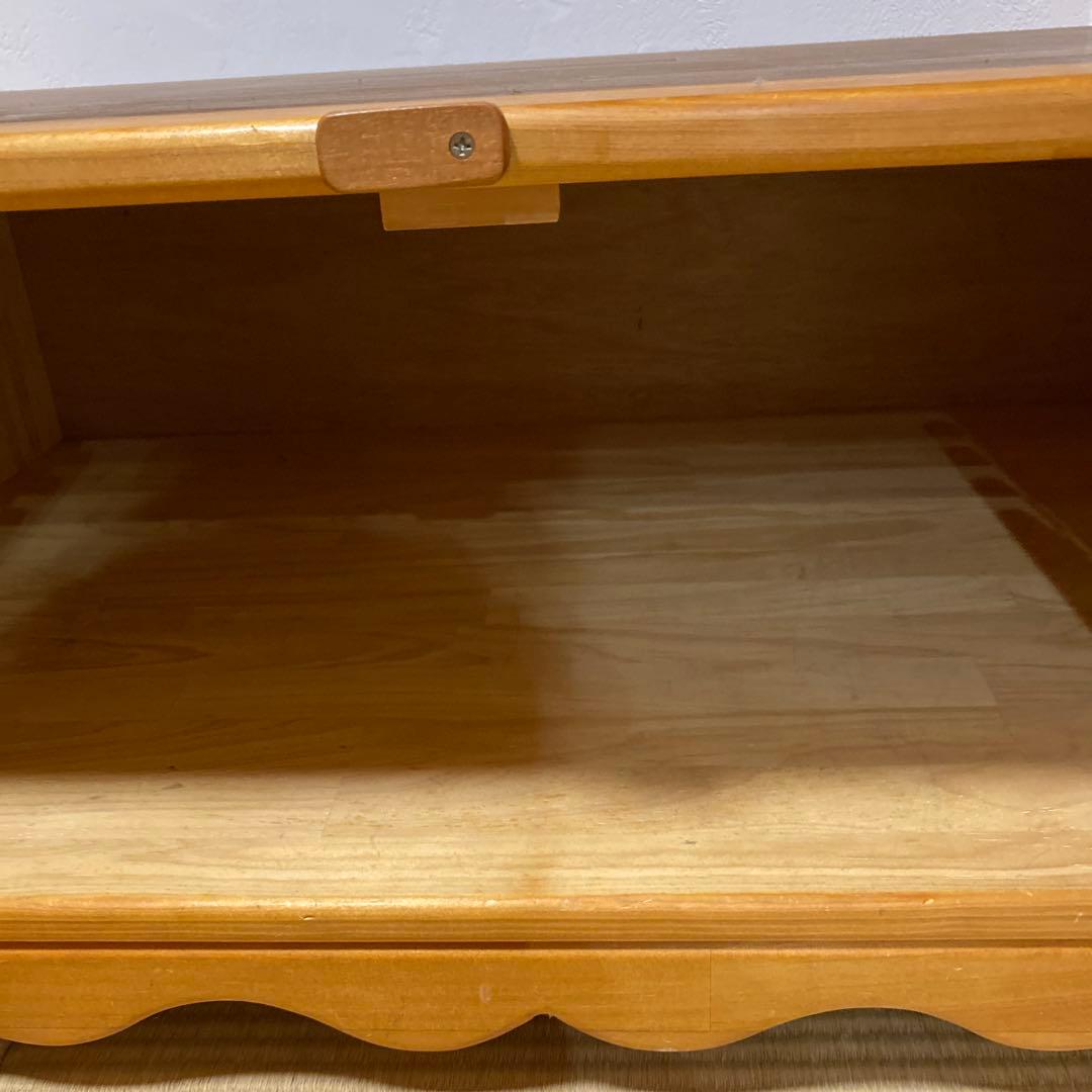 ハンドメイド　カントリー家具　テレビ台　ハートくり抜き