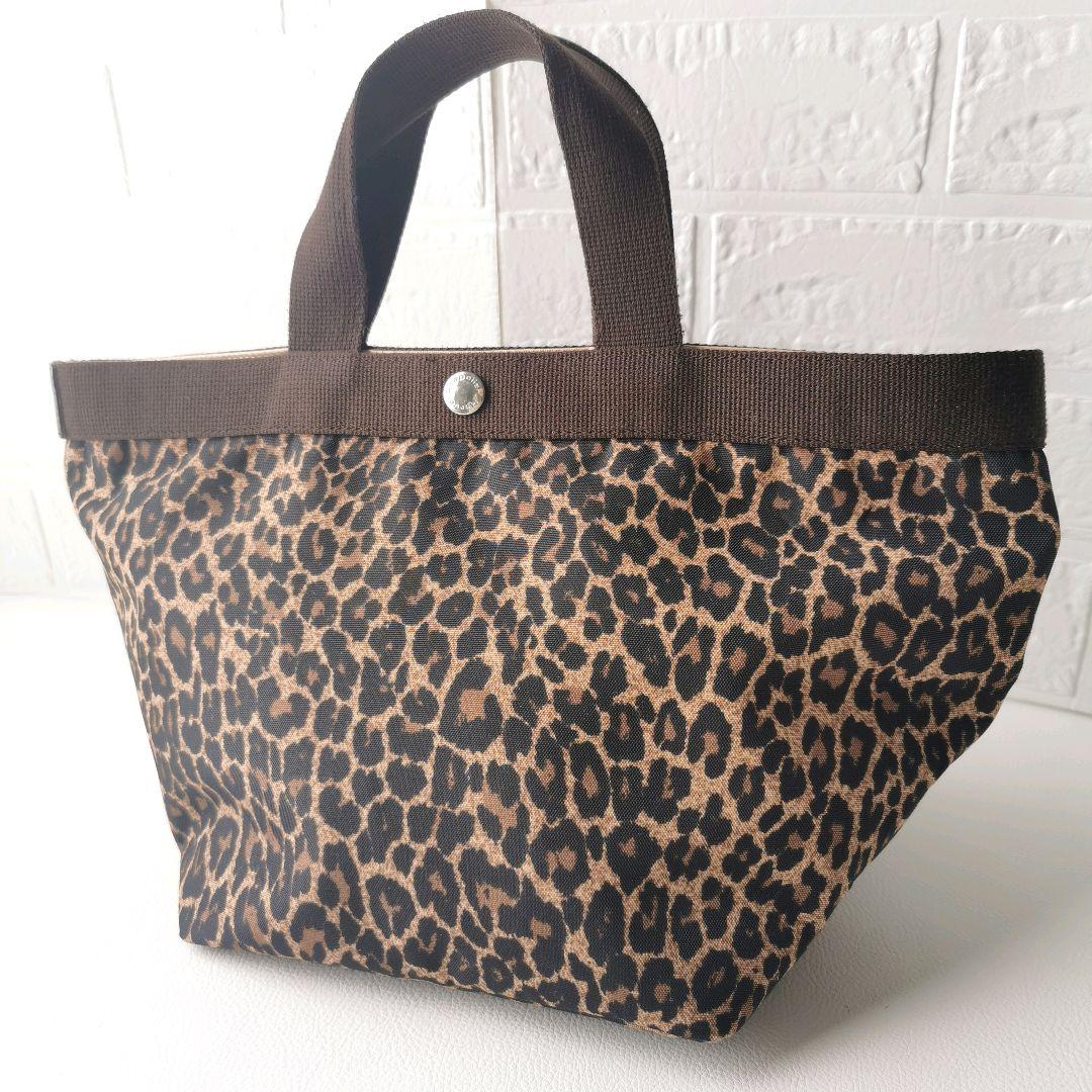 極美品✨エルベシャプリエ 707F パンサー 舟型トート M レオパード