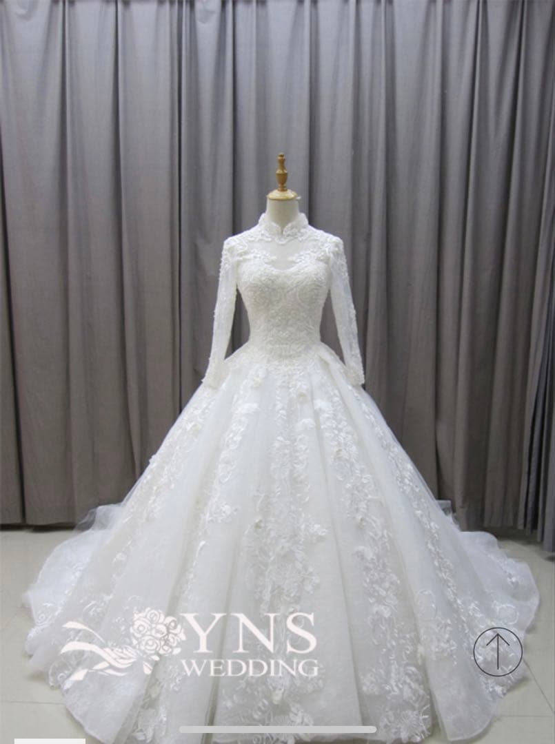 い*☆様 YNS WEDDING 長袖ウェディングドレス　韓国風