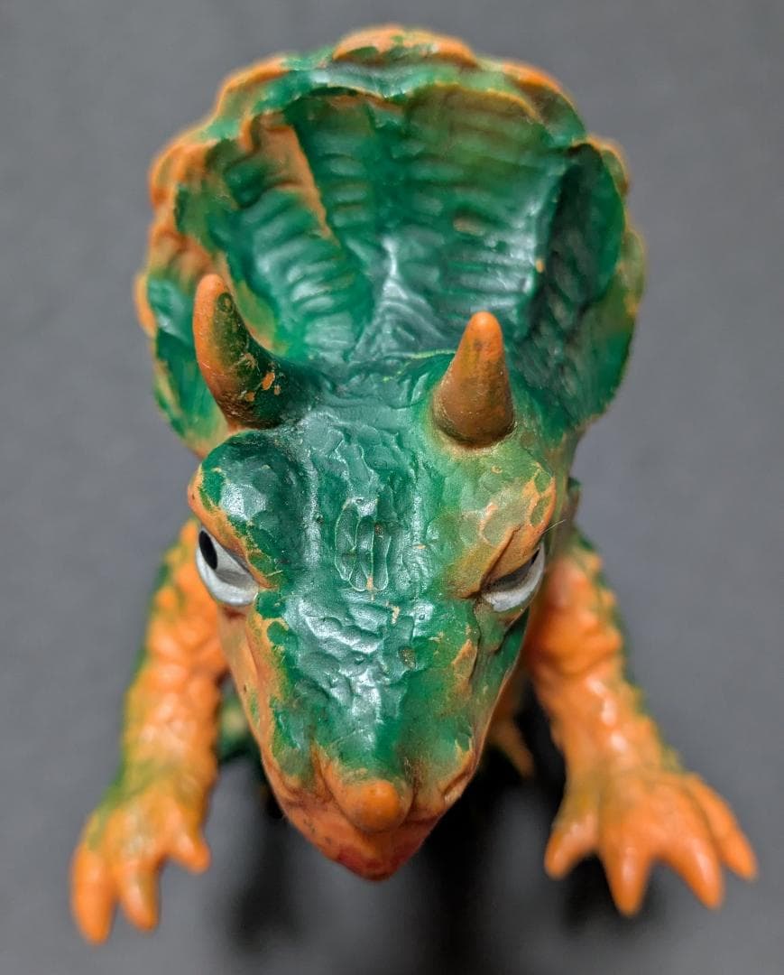 三浦トーイ トリケラン パチ怪獣 ソフビ 昭和レトロ