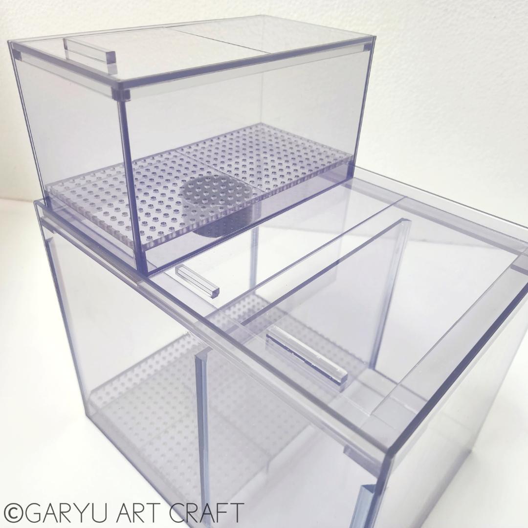 □小型国産2層式濾過槽□250×200×200h□オーバーフロー水槽用□