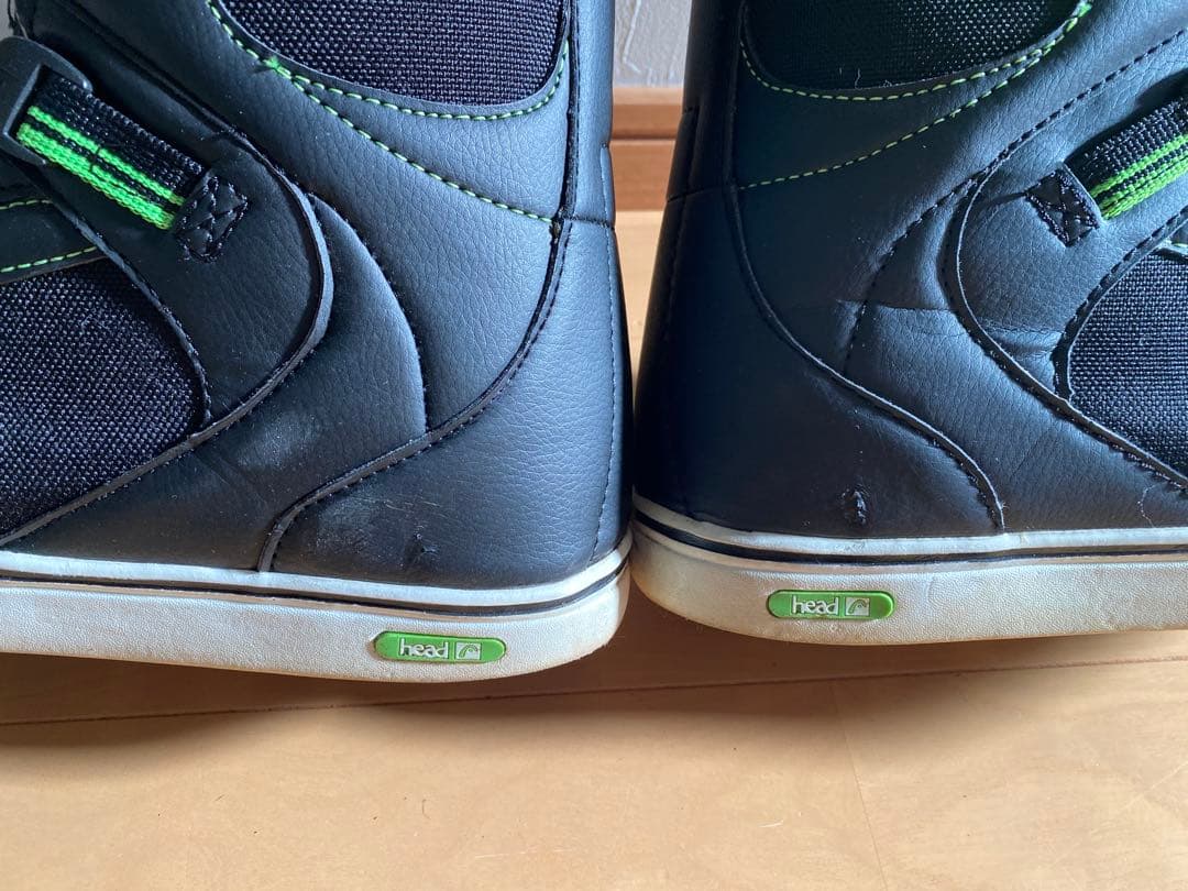 HEAD DUKE スノーボードブーツ ブラック/グリーン　25.5㎝