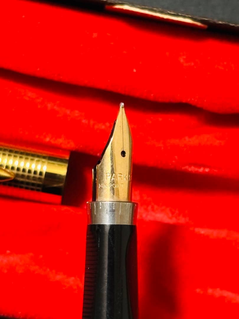 Parker 75 14KGF ペン先F 万年筆