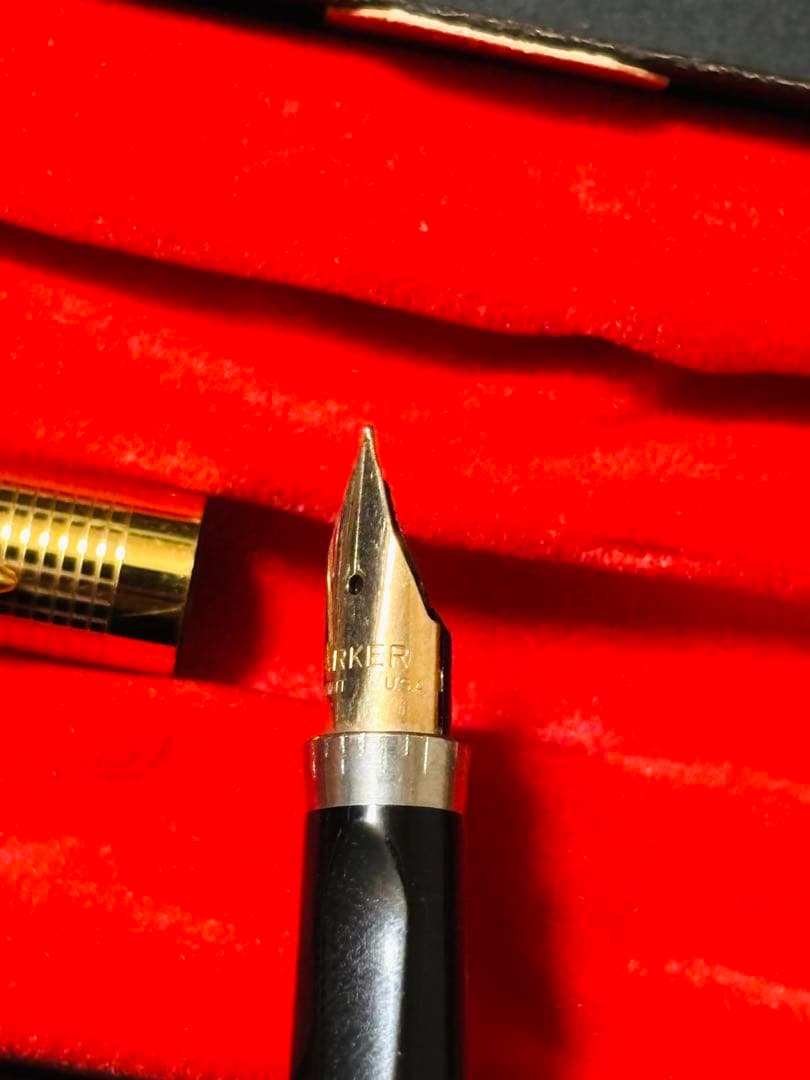 Parker 75 14KGF ペン先F 万年筆