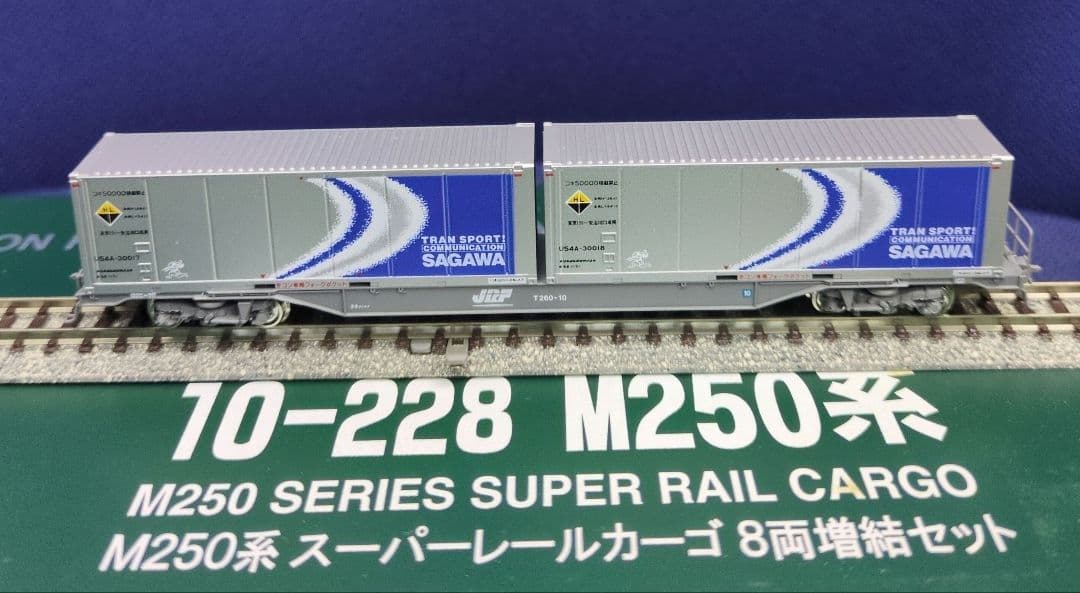 鉄道模型 M250 系 スーパーレールカーゴ 増結 8両セット