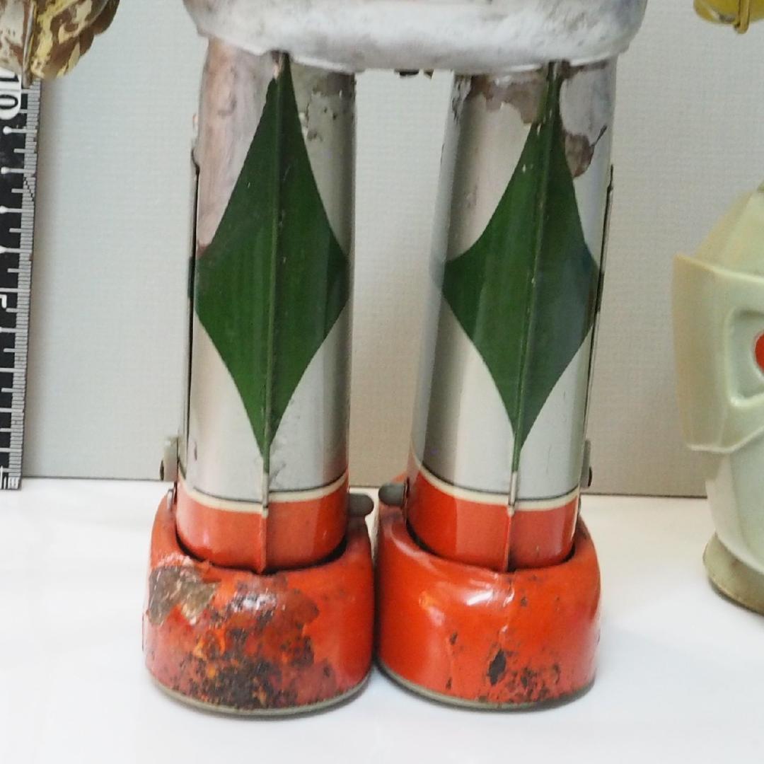 ブルマァク【ミラーマン仮面付き電動歩行 リペイント補修有】ブリキ製ロボットTIN