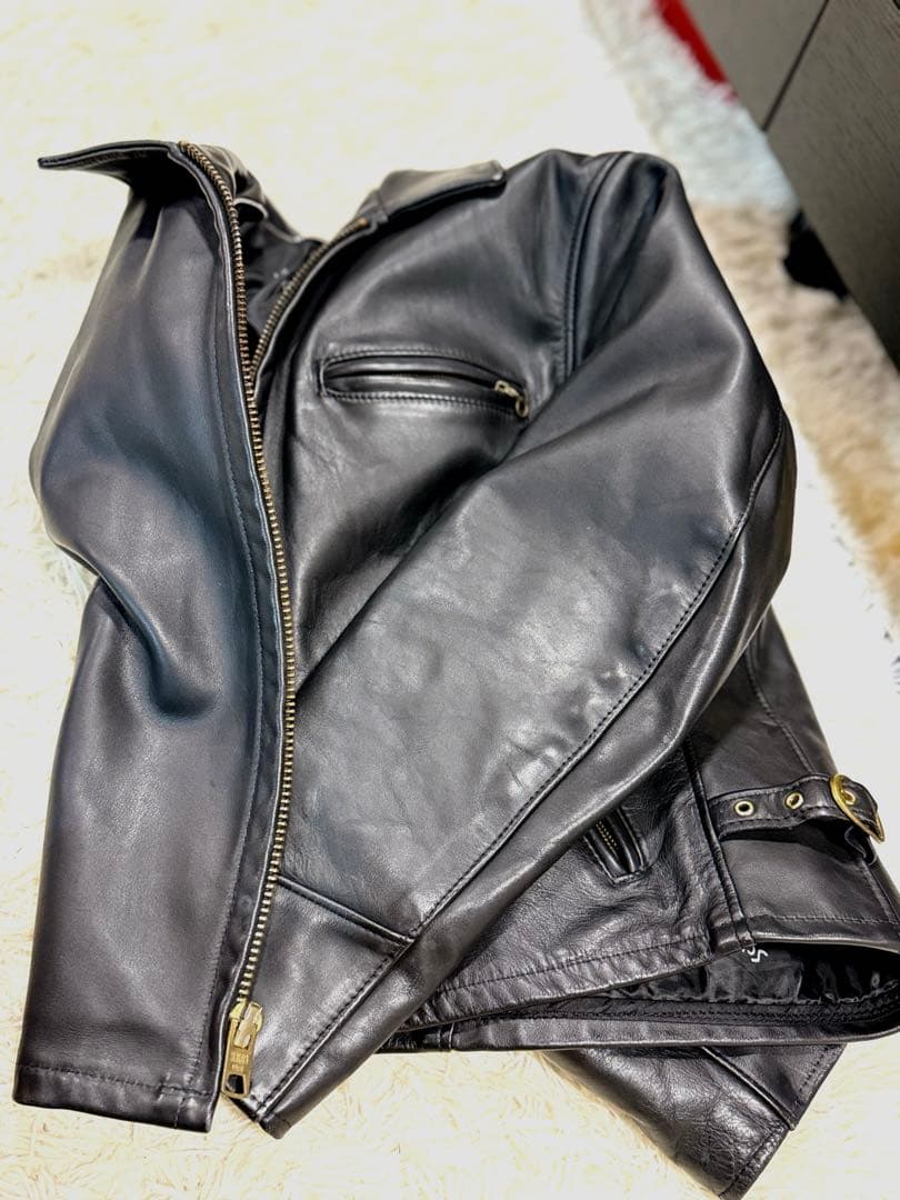 SCHOTT シングルライダース　トラッカージャケット　38