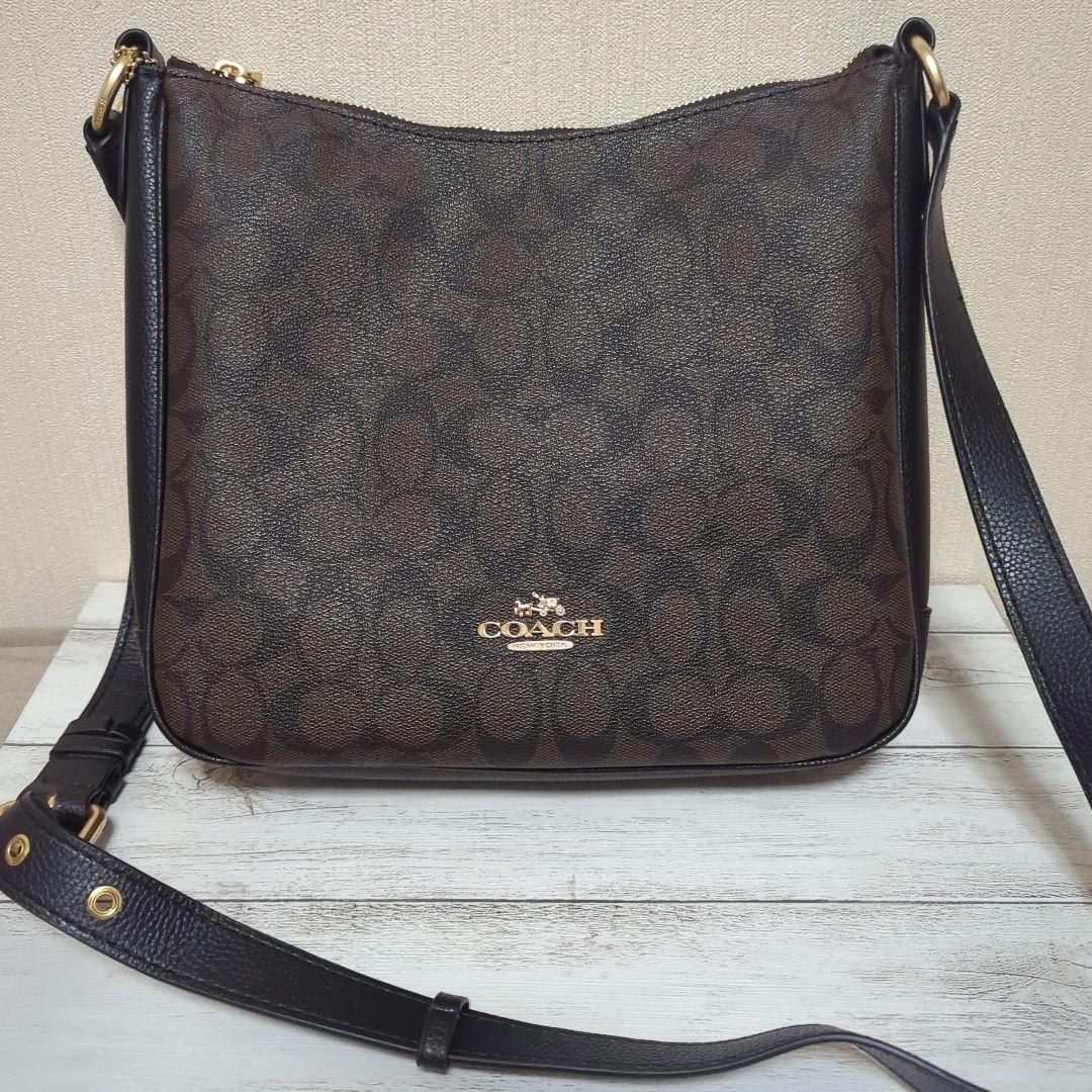 COACH　コーチ　ショルダーバッグ　ブラウン