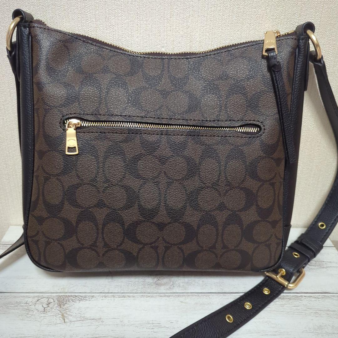COACH　コーチ　ショルダーバッグ　ブラウン