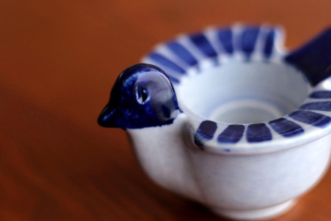 Lisa Larson リサラーソン キャンドルスタンド 鳩 76248