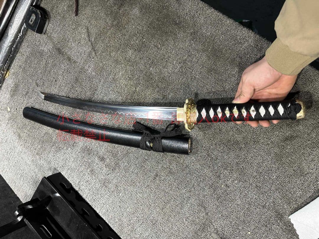 20インチ中タイプT10焼刃武士打刀波 古兵器 武具 刀装具 日本刀模造刀居合刀