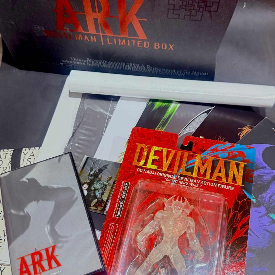 デビルマンARK 限定BOX クリアフィギュア未開封 DVD付 シリアルNo有り