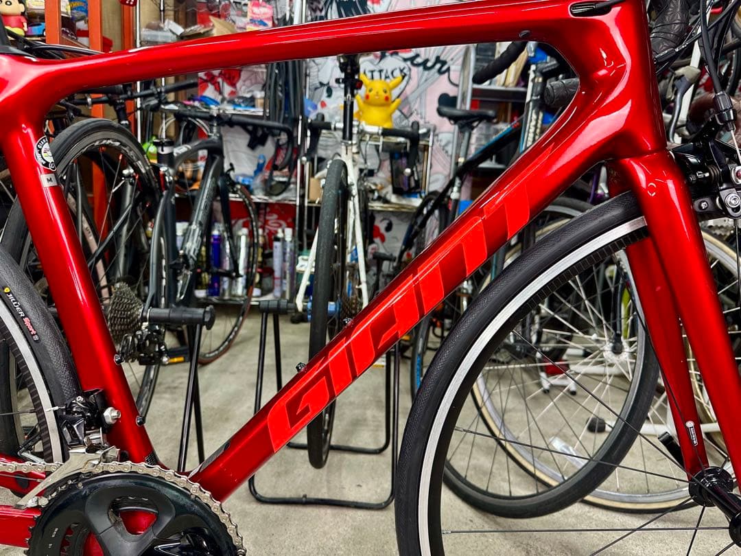 GIANT TCR ADVANCED 2 KOM基本分解発送送料無料！