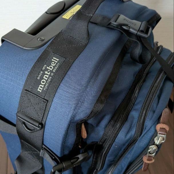 美品 モンベル スーツケース キャリーバッグ　リュック　バックパック　4WAY