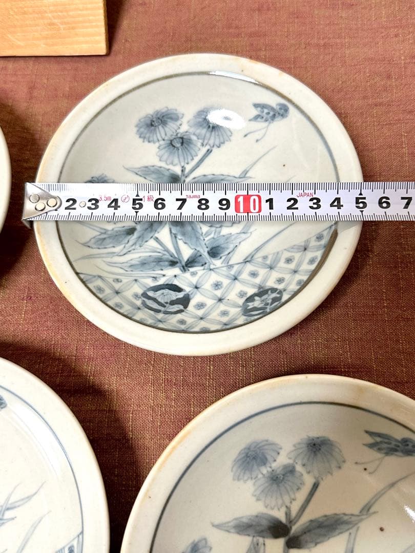 佐藤走波 五代 六十三歳作 取皿揃 「野菊」