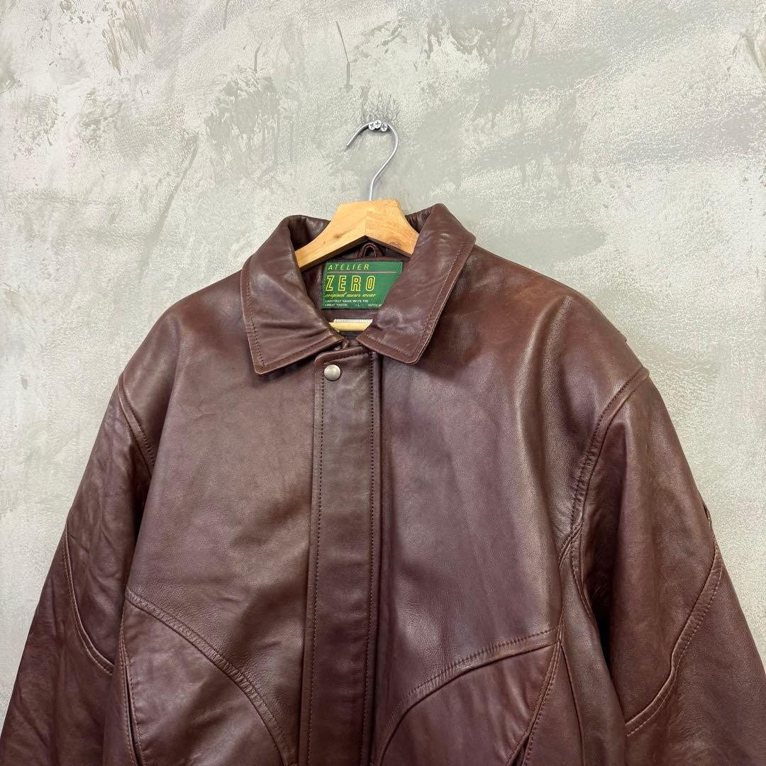 ATLIER ZERO A2 レザージャケット アトリエゼロ ファー付き