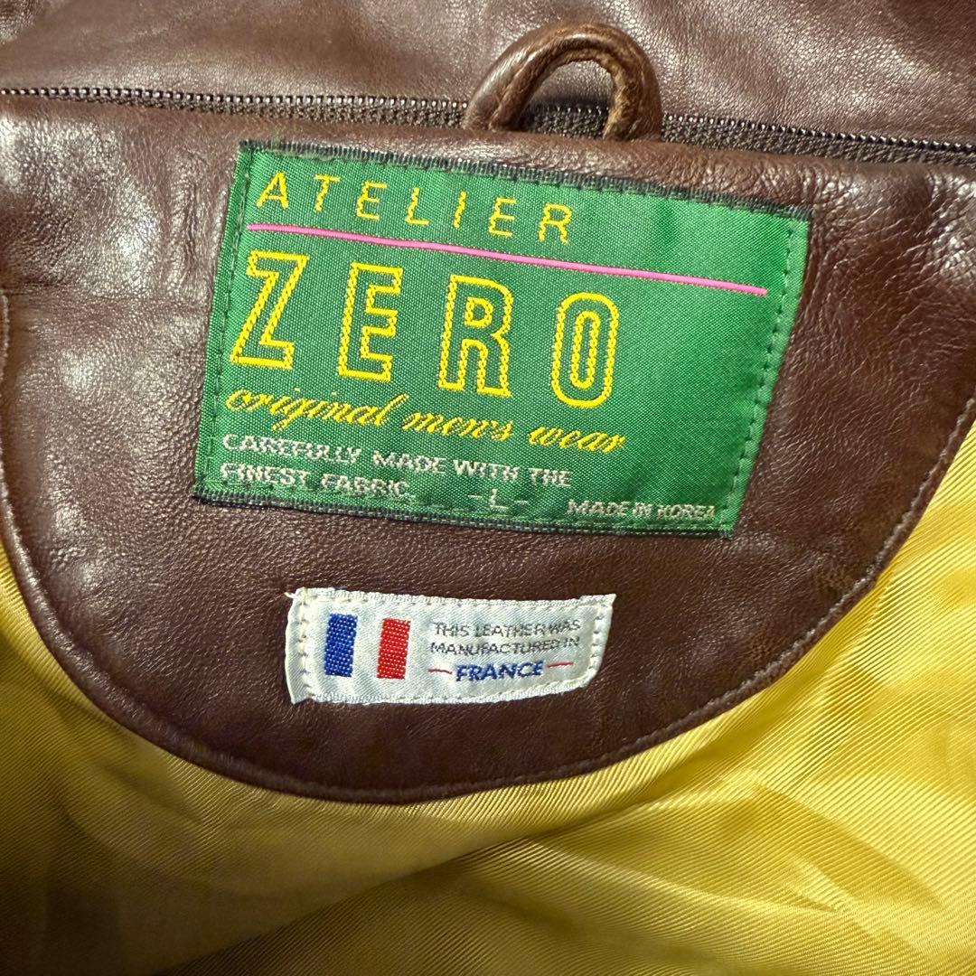 ATLIER ZERO A2 レザージャケット アトリエゼロ ファー付き