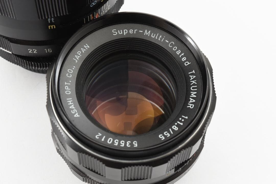 【ダブルレンズセット】 SMC Takumar 55mm 200mm SO249