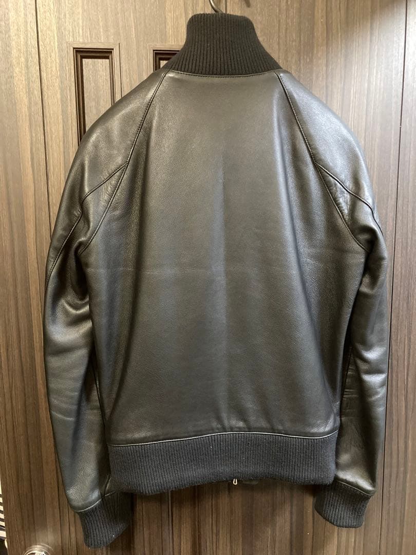 【極美品】LITHIUM HOMME ラムレザージャケット ブラック　 48