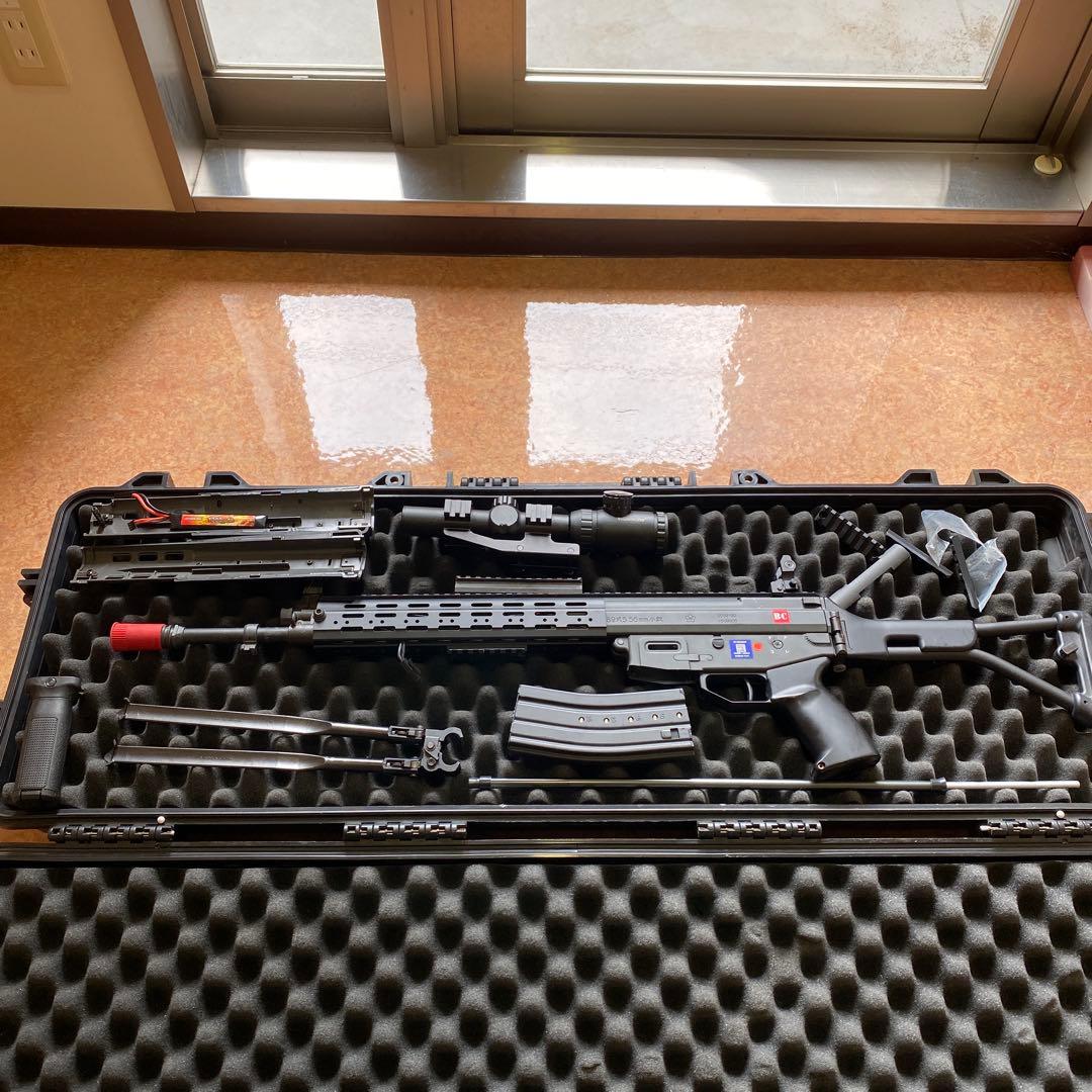 マルイエアガン　89式小銃リポ仕様フルセット　ケース付き