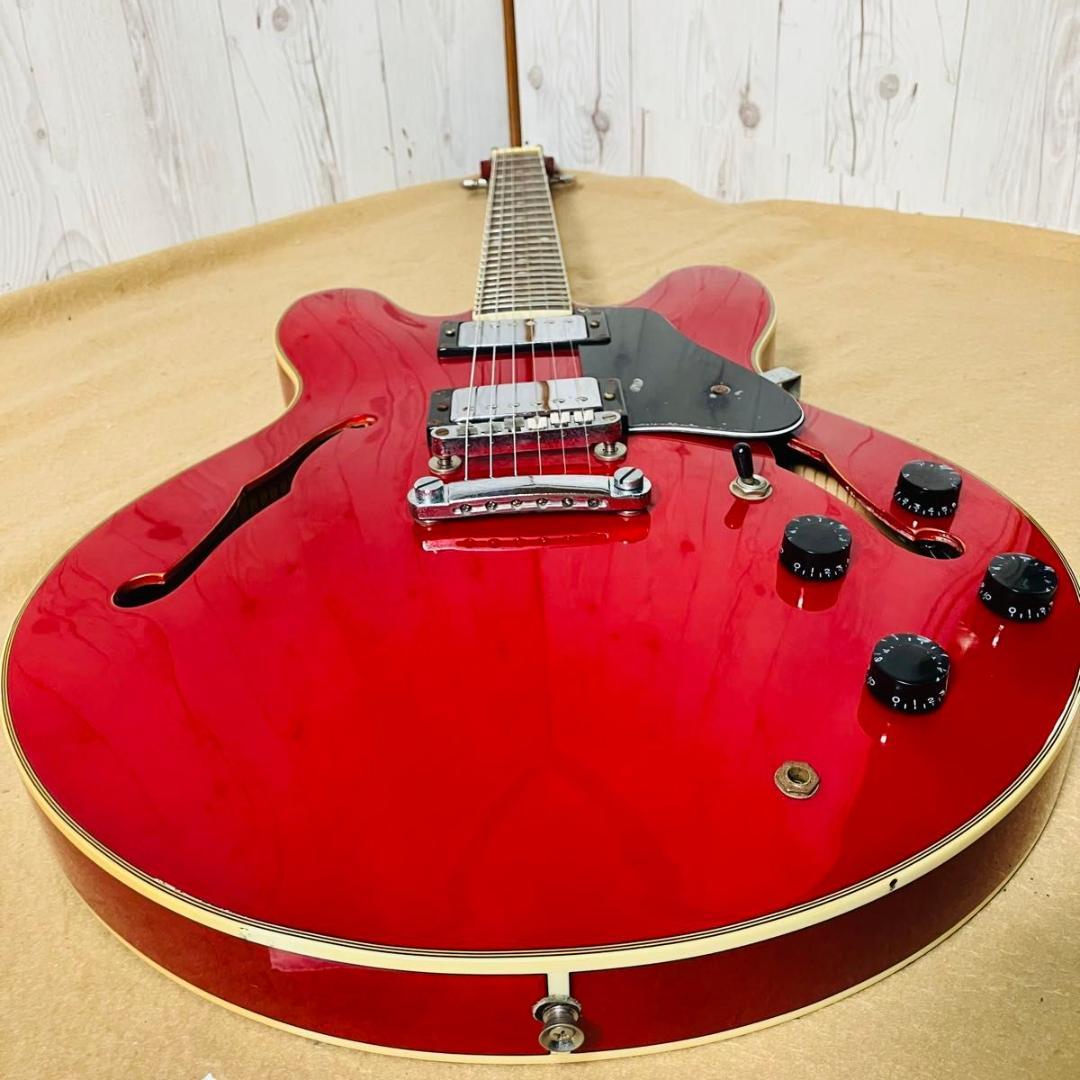 Tony Smith セミアコ ハードケース付き レッド ギター ES-335