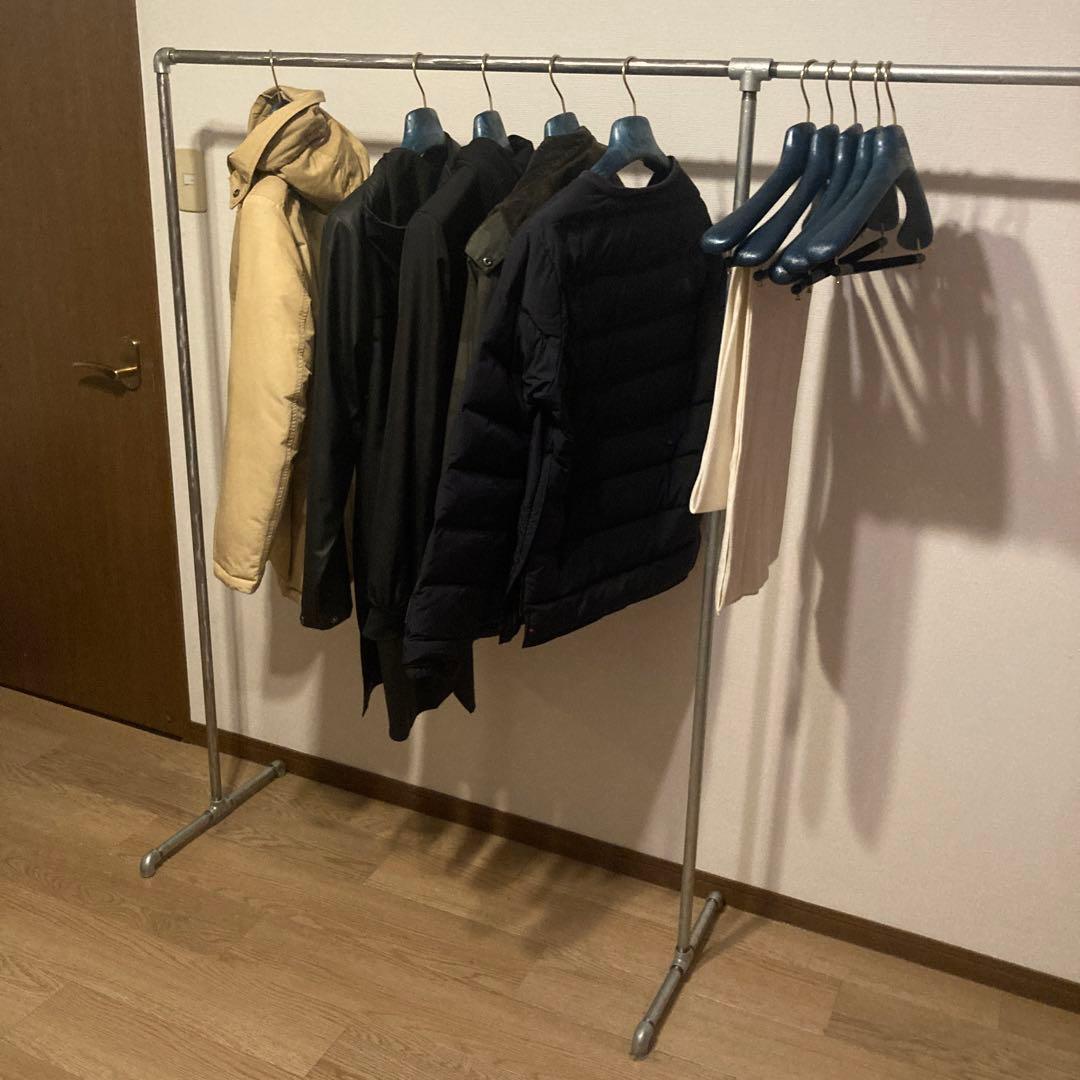 洋服 パイプハンガーラック ガス管 幅1790 高さ1530