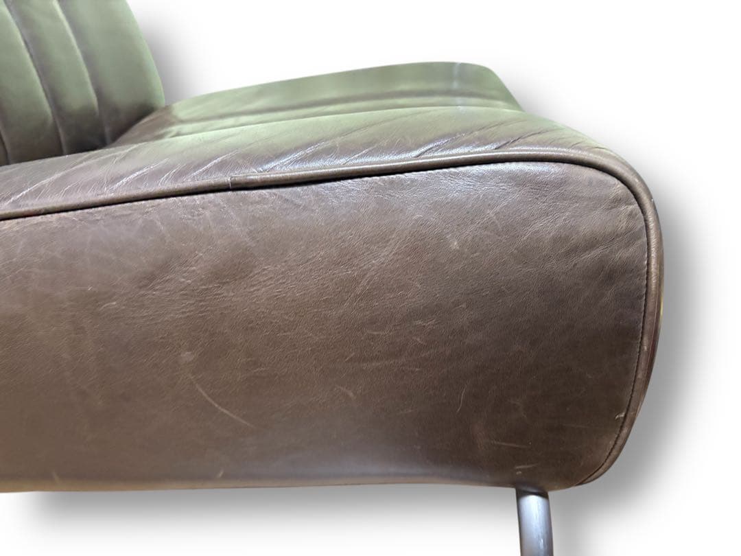 クラッシュゲート　シングル　ソファ　レザー　マック3 オイルレザー