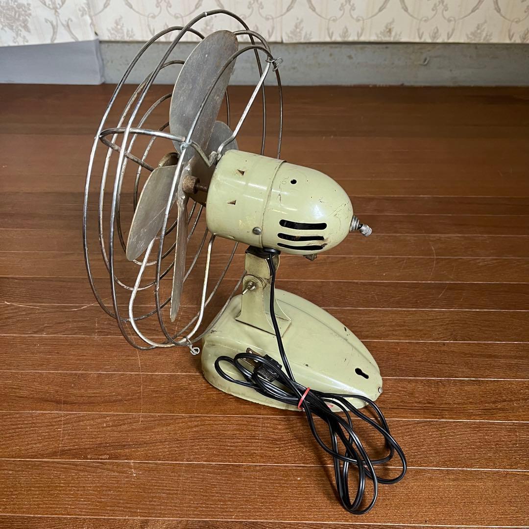 【アンティーク】昭和レトロ 扇風機 スチール ファン アイアン インダストリアル