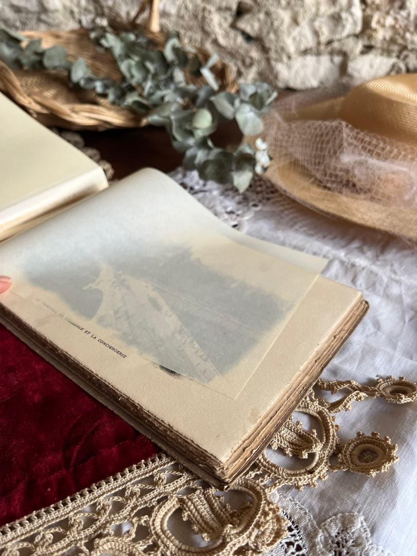 ◆フランスアンティーク｜希少パリ1900年代写真集フォトグラフ洋書白黒風景