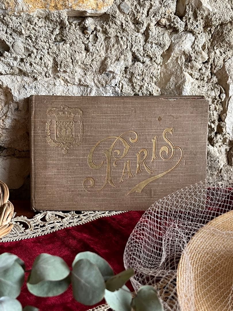 ◆フランスアンティーク｜希少パリ1900年代写真集フォトグラフ洋書白黒風景