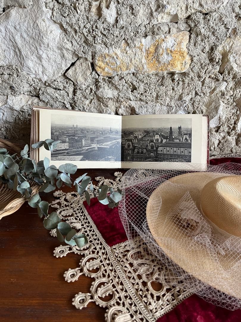 ◆フランスアンティーク｜希少パリ1900年代写真集フォトグラフ洋書白黒風景