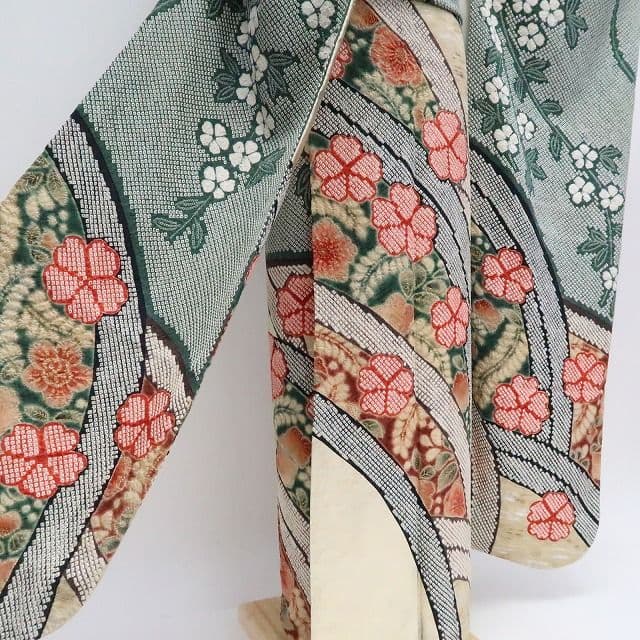 ノー天気ママ✾ｍ1920＊正絹 総絞り 辻が花 トール 振袖単品