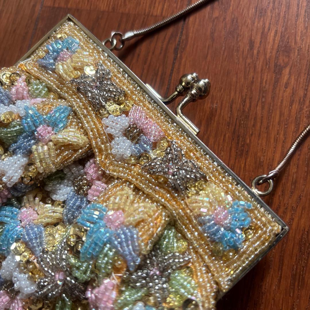 成人式 ビーズバッグ パーティーバッグ 和装 洋装 振り袖バッグ