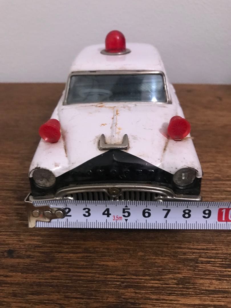 希少 萬代屋 初代トヨペットクラウン 警視庁 ブリキ パトカー 玩具 車 toy