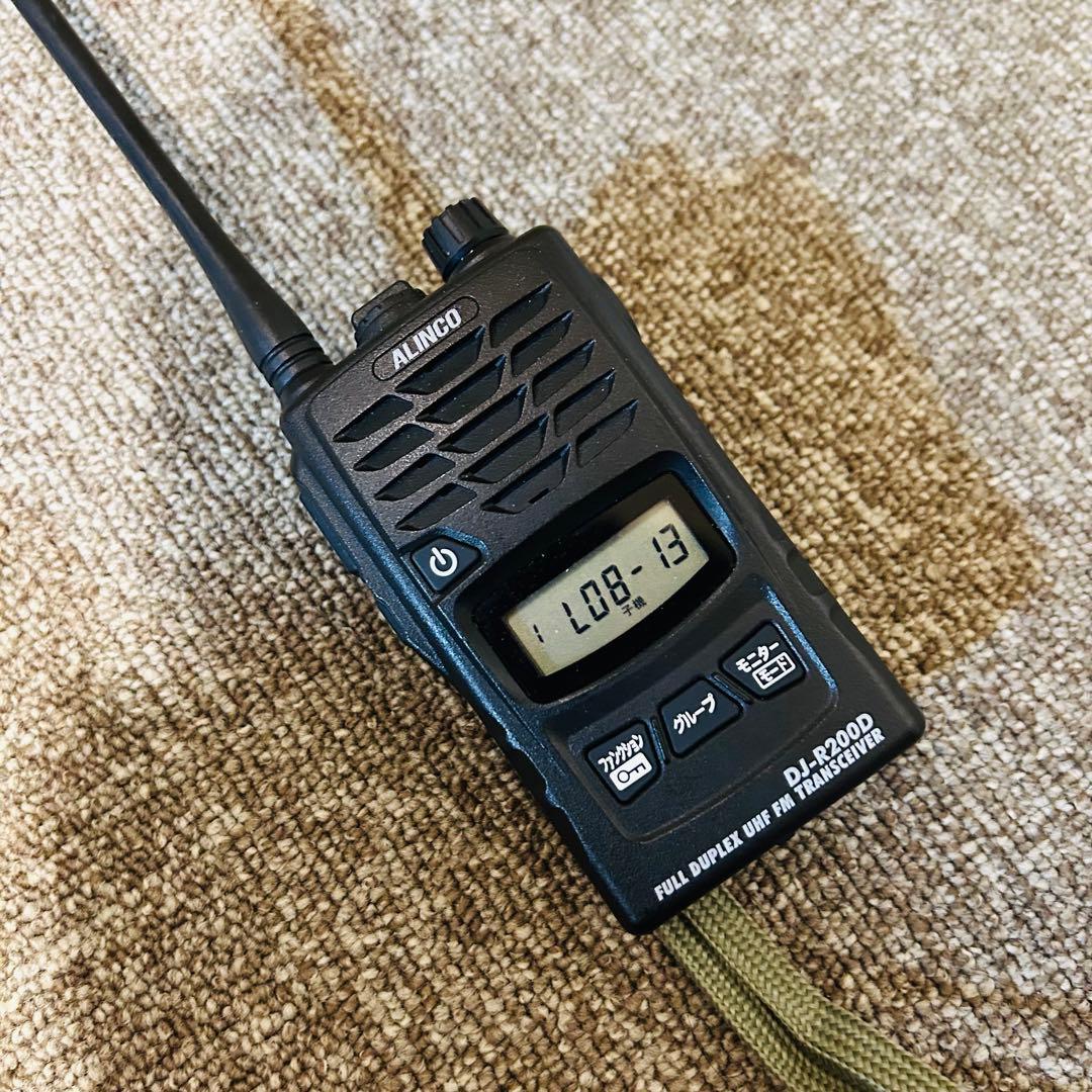 ALINCO DJ-R200D 特定小電力無線　中継器機能付き