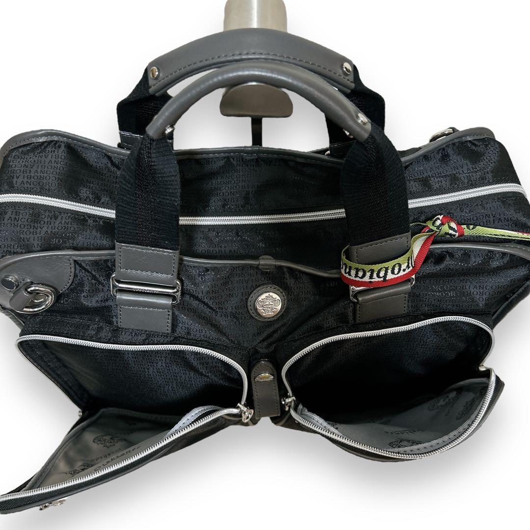 極美品 オロビアンコ 3way 総柄 ブリーフケース ビジネスバッグ 仕事 通勤