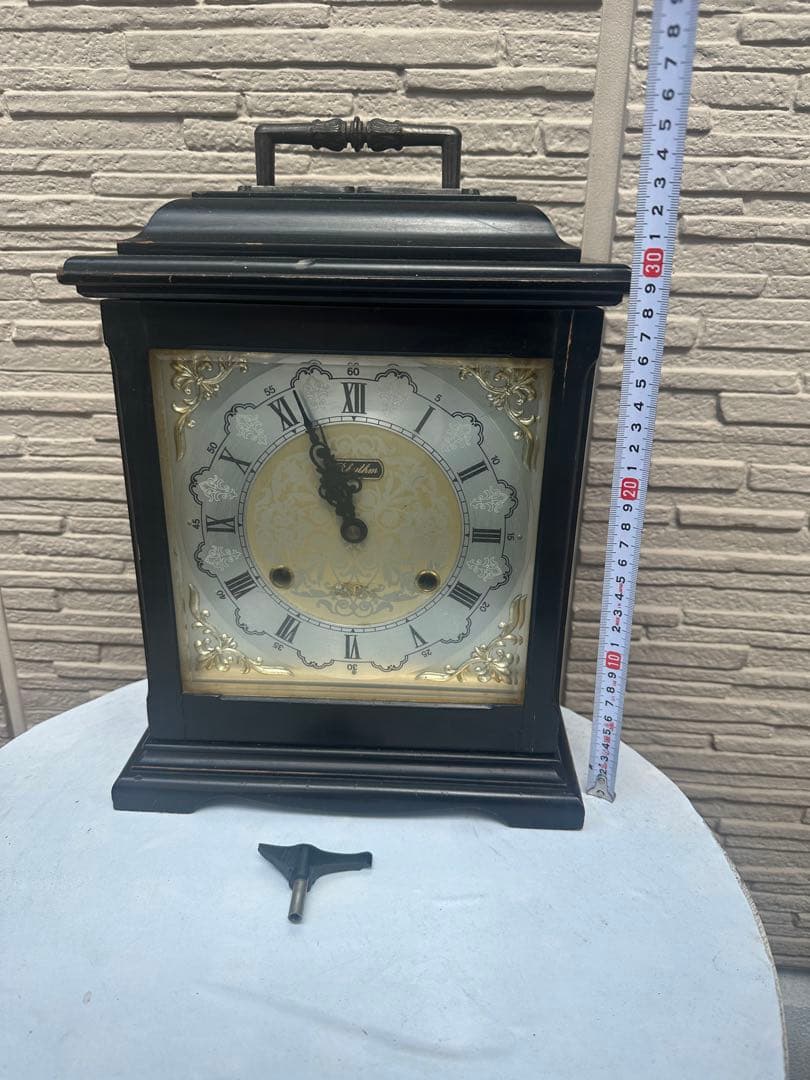 アンティーク振り子時計　RHYTHM 稼働品　ゼンマイ時計ヴィテージ動きます。