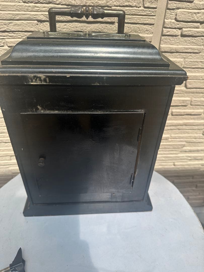 アンティーク振り子時計　RHYTHM 稼働品　ゼンマイ時計ヴィテージ動きます。