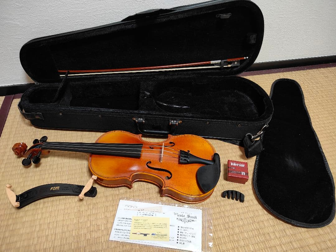 ヴァイオリンNicola SantiニコロサンティNSN60S 4/4 消音器付