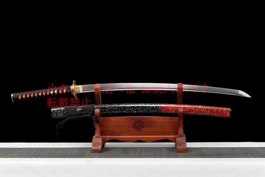 文様鋼武士刀【幽冥狂獅子】 古兵器 武具　刀装具　日本刀　模造刀 居合刀