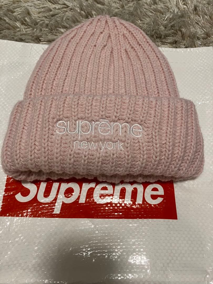 帽子 supreme Classic Logo ChunkyRibbed Beanie