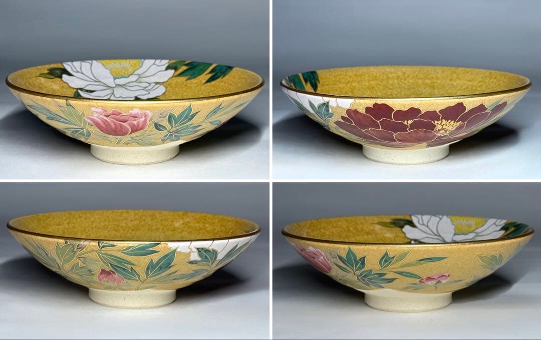 桑野むつ子 御所の花 十二ヶ月 京焼 茶碗 12点セット 抹茶碗 茶道具 茶器