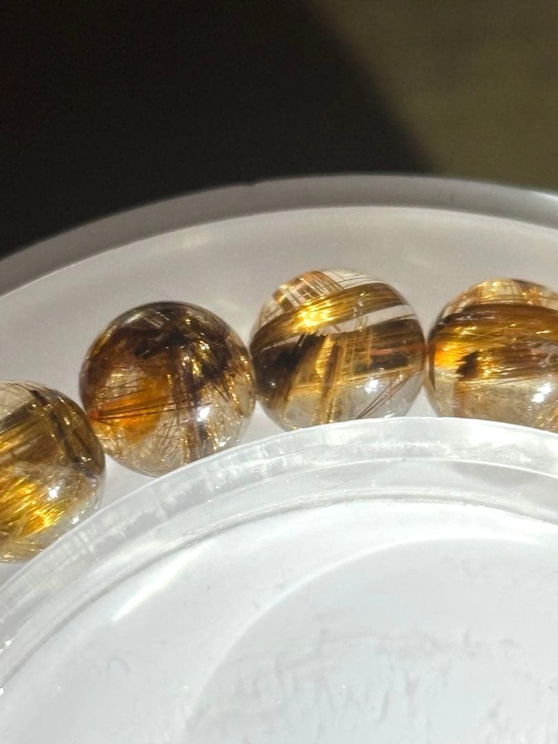 ハイグレード！！　タイガータイチンルチルブレス8㎜（新品未使用）キャッツ入り