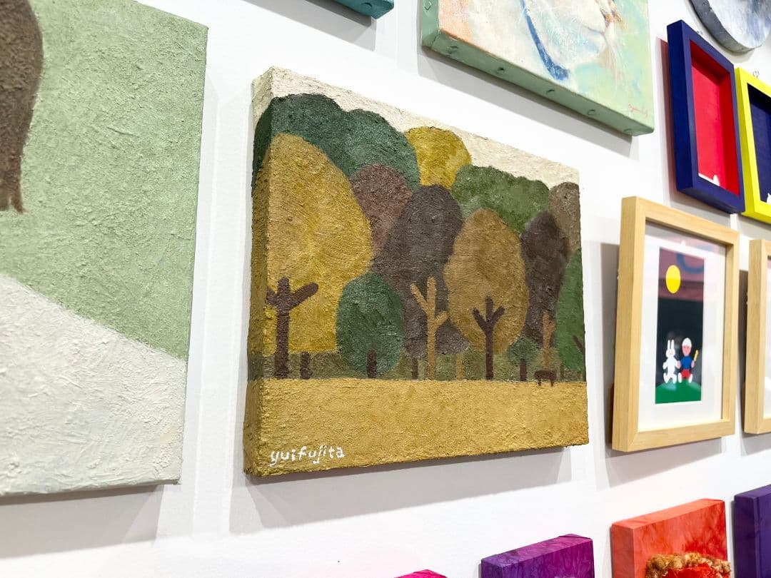 油彩画　秋の色