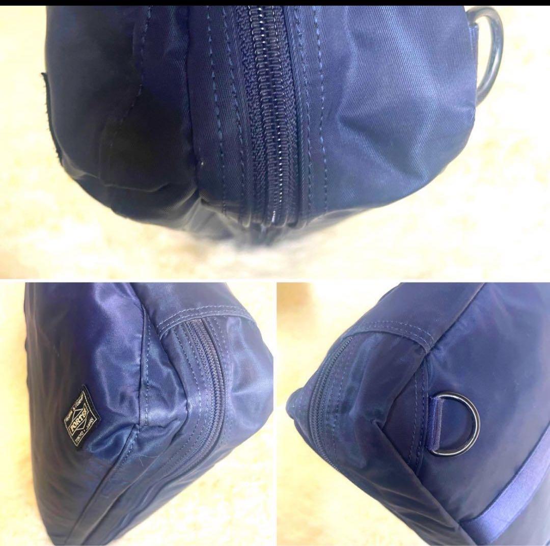 【美品】ポーター Porter ブリーフケース 3way ビジネスバッグA4濃紺