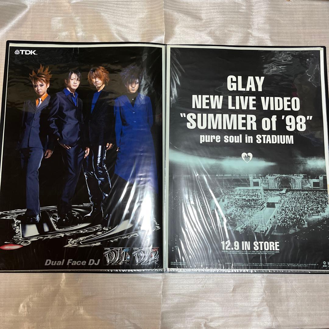 GLAY CD、VIDEOポスター21枚