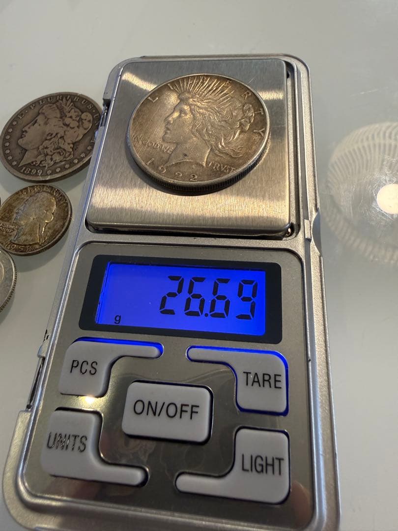 モルガンダラー　ピースダラー クォーター　銀貨　銀製